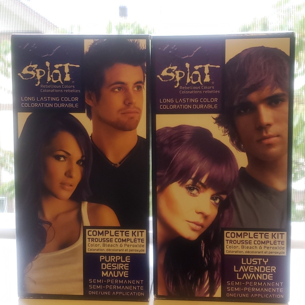 Splat semi-permanent Hair bleach and color